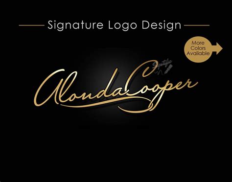 Name Signature Logo, Logo Signature, Name Brand Logo, Logo Design ...