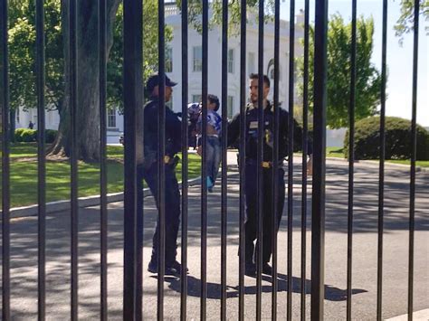 A toddler crawled through the White House fence : NPR