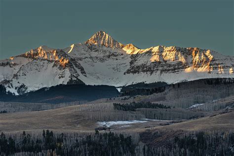 Sunrise on Mt Wilson Outside Telluride, CO Photograph by Mitch Knapton