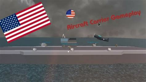 Roblox Naval warfare USA Carrier gameplay - YouTube