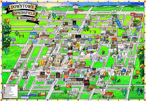 Printable Springfield Mo Map