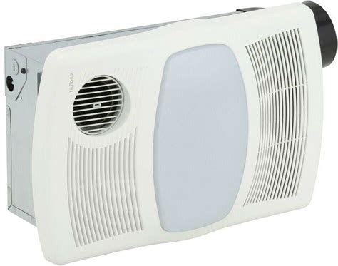 NuTone Bathroom Exhaust Fan Heater Light Combo 100 CFM Recessed Mount ...