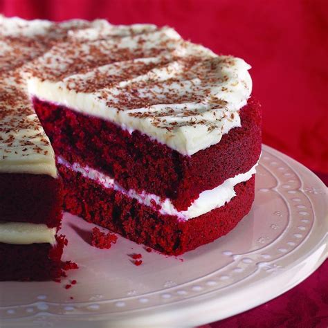 Red Velvet Cake with Cream Cheese Frosting Recipe - EatingWell