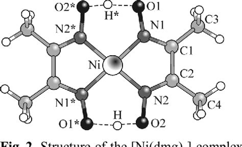 Structure Of Ni Dmg 2 Complex - everprofessor