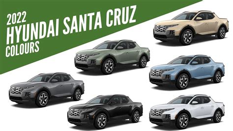 2022 Hyundai Santa Cruz - All Color Options - Images | AUTOBICS - YouTube