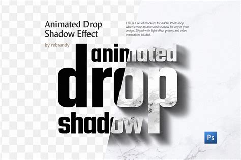 Animated Drop Shadow Effect on Yellow Images Creative Store