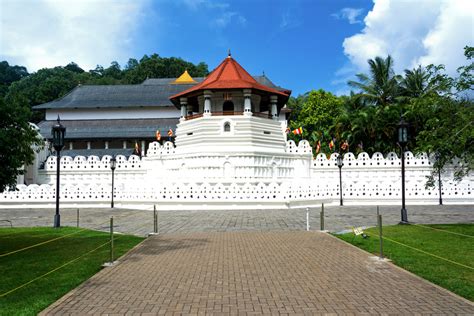 The Temple of the Sacred Tooth Relic of Lord Buddha in Kandy, Sri Lanka