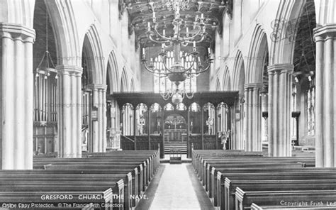 Photo of Gresford, Church, The Nave c.1955 - Francis Frith