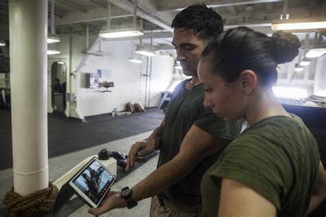 U.S. Marines practice dry-fire drills