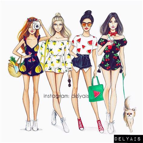 2,513 Likes, 51 Comments - Fashion Illustrator & Artist (@delyais) on ...