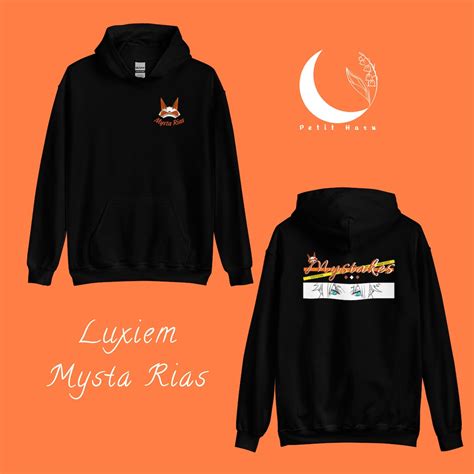 Mysta Rias Merch Nijisanji Luxiem Mystakes Manga Style Unisex - Etsy