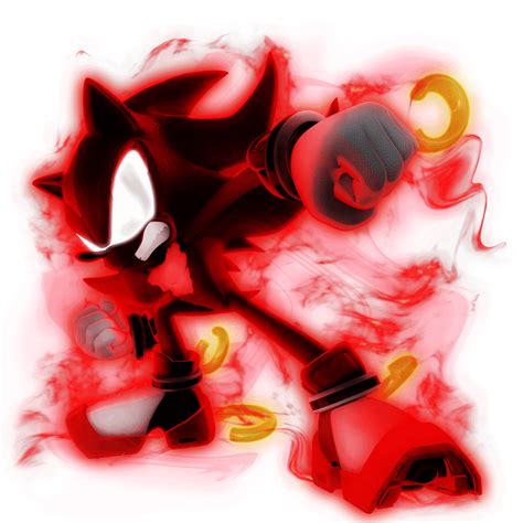 Dark Super Shadow Render by Nibroc-Rock : SonicTheHedgehog