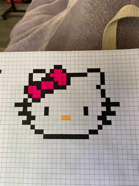 Hello kitty pixel art | Süsleme çizimi, Şirin çizim, Piksel sanatı