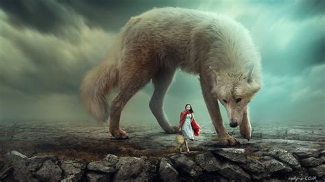 Big Wolf - Photoshop Manipulation Tutorial - Photoshop Trend