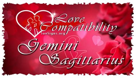 Gemini Sagittarius Love Compatibility | Sun Signs