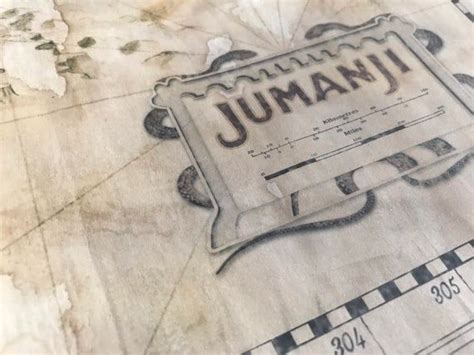 Jumanji Map: Next Level MAP Replica JUMANJI | Etsy | Original prints ...