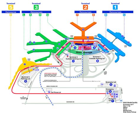 O'Hare Terminal Parking 1 | 2 | 3 | 5 - Your Best 🥇 Parking Guide!