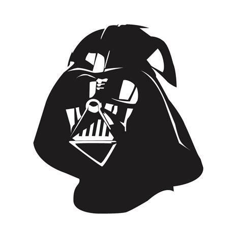 Darth Vader Silhouette Vector at Vectorified.com | Collection of Darth ...