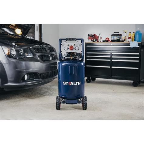 Stealth Quiet Tech 20-Gallon Portable Electric 150 PSI Vertical Air ...