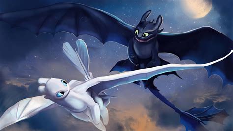 1920x1080 Toothless And Light Fury Art 5k Laptop Full HD 1080P ,HD 4k ...