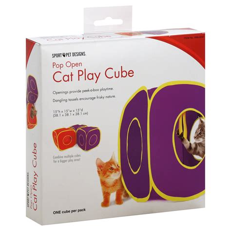 Sport Pet Play Cube, Cat, Pop Open, 1 cube - Pet Supplies - Cat ...