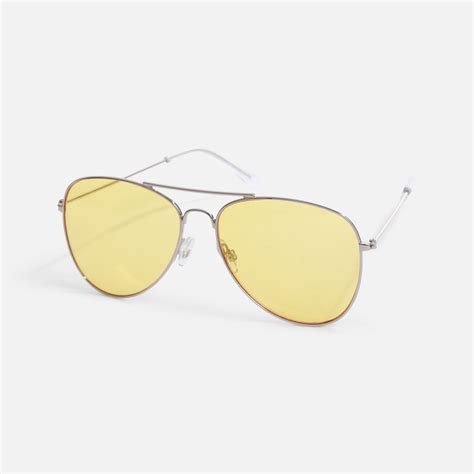 Yellow lenses sunglasses Yellow Lens Sunglasses, Stylish Sunglasses ...