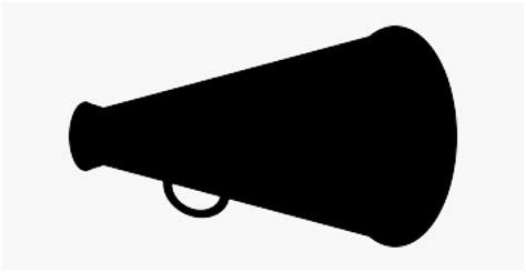 Cheer Megaphone - Megaphone Silhouette Png, Transparent Png ...