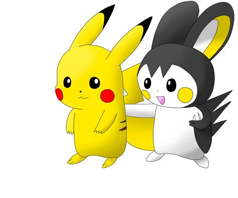 Pikachu and Emolga by AvengerSeraph on DeviantArt