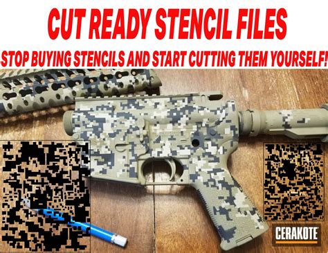 Digital Camo Dxf Svg cut files Digicam Stencil Cut files | Etsy