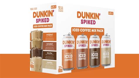 Dunkin' Donuts' New Dunkin' Spiked Hard Iced Coffees and Teas Will ...