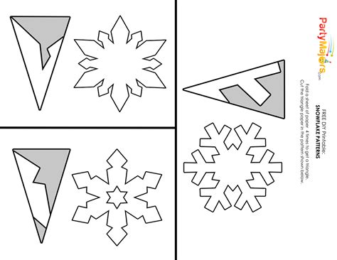 Snowflake Patterns To Trace