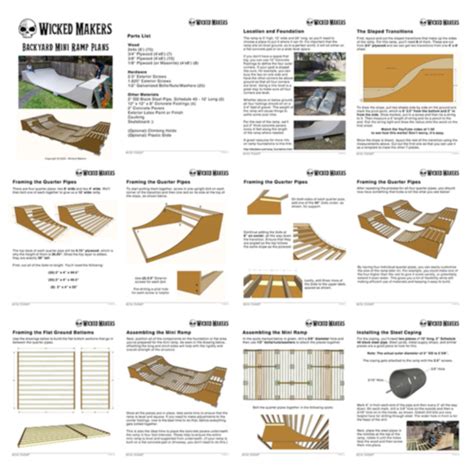 Backyard Mini Ramp Plans – Wicked Makers