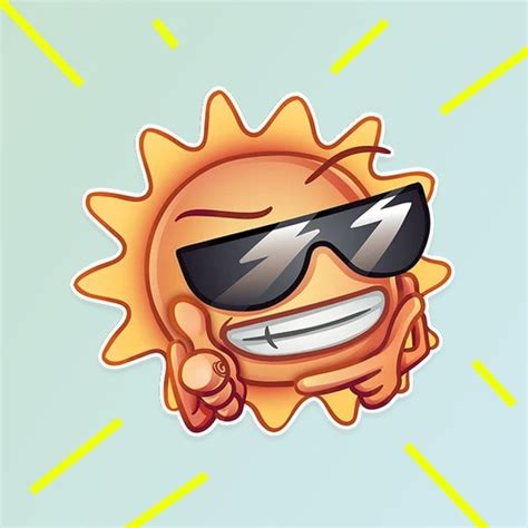 Classy Weather Emoji Stickers by mohamed taoufik