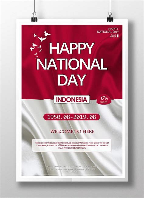 Indonesian national day poster template image_picture free download ...