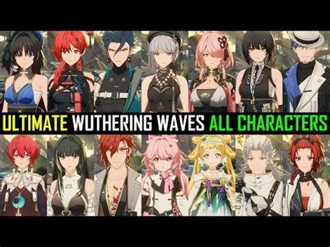 Wuthering Waves Character Movesets : r/WutheringWaves