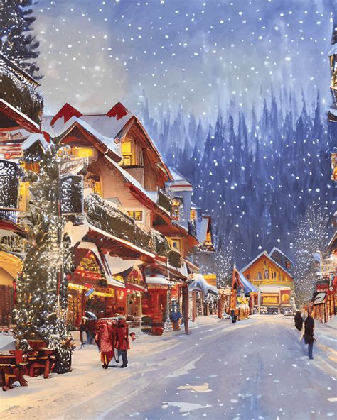 Leavenworth Washington Christmas Town · Creative Fabrica