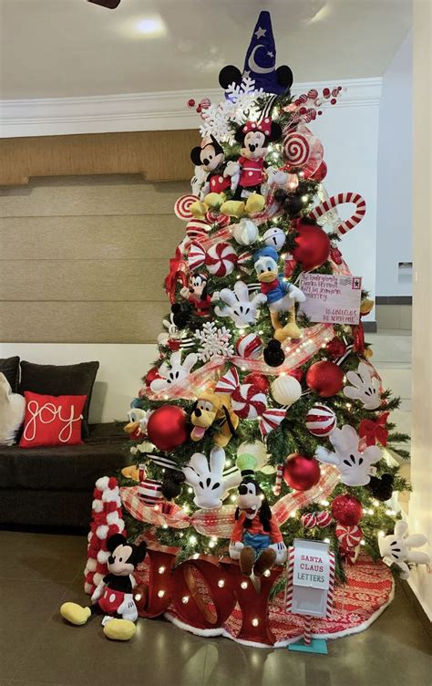 Mickey & Minnie Christmas Tree | Árbol de navidad de mickey mouse ...