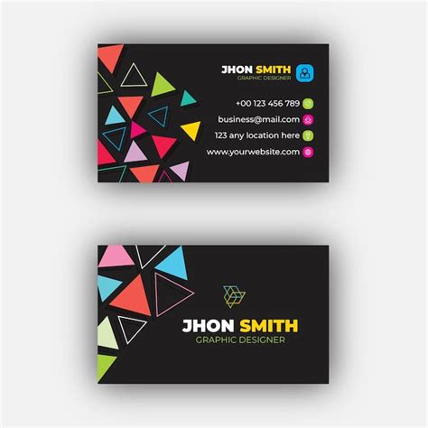 Visiting Card Design For Graphic Designer