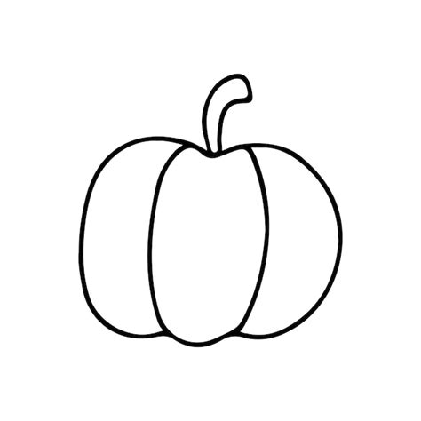 Premium Vector | Hand drawn vector illustration of pumpkin isolated on ...