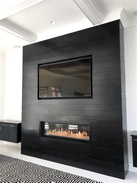 10+ Tile Modern Fireplace Ideas – DECOOMO