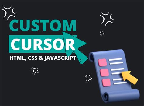 How To Make Custom Cursor with HTML, CSS and JavaScript - rocoderes