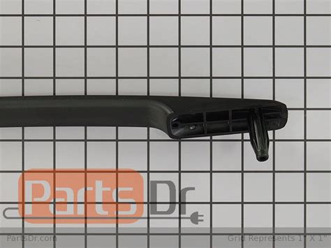 WP98004942 - Whirlpool Oven Door Handle (Black) | Parts Dr