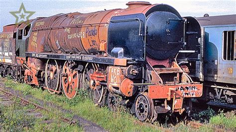 Old Abandoned Rusty Trains In UK. Abandoned Train Cars On The Barry ...