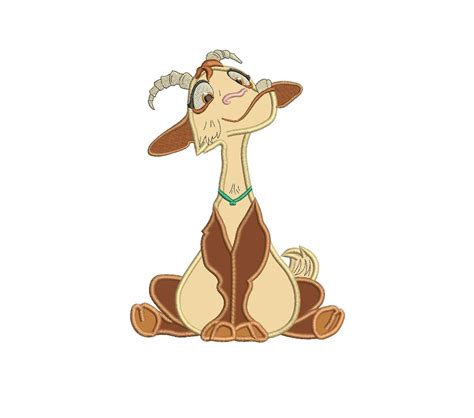 Lupe ferdinand the goat applique design – Artofit