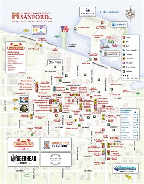 Map of Historic Downtown Sanford - Historic Downtown Sanford