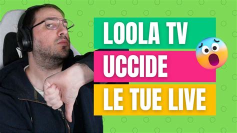 LOOLA TV per fare Live Streaming su TIKTOK con OBS? Si, ma anche NO ...