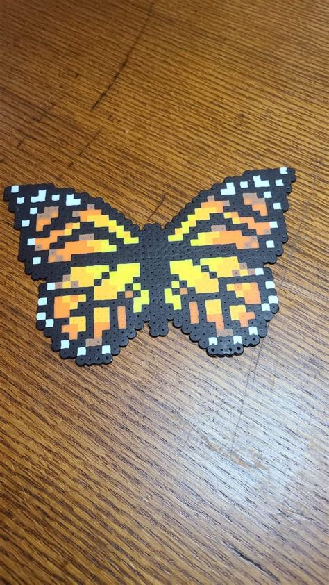 Monarch Butterfly Perler Bead Design | Etsy