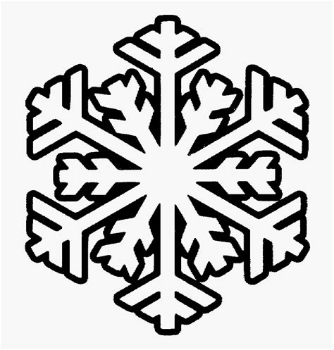 snowflake coloring page - Clip Art Library