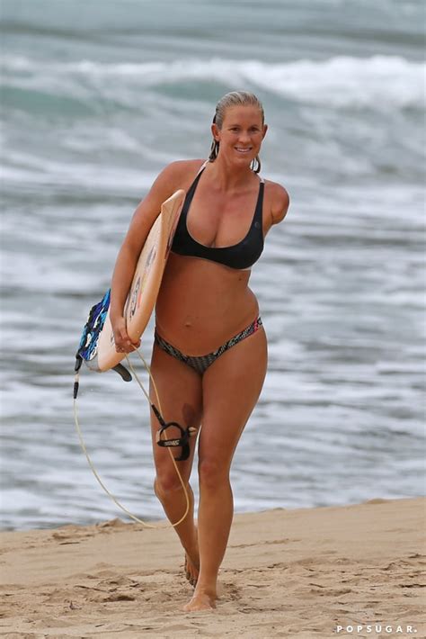 Pregnant Bethany Hamilton Surfing in a Bikini Pictures | POPSUGAR Celebrity