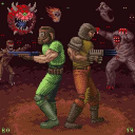 doomguy and quake ranger : r/EnterPlayer2